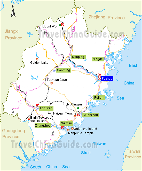 Xiamen map