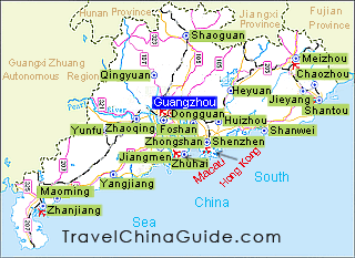 Shanwei Map