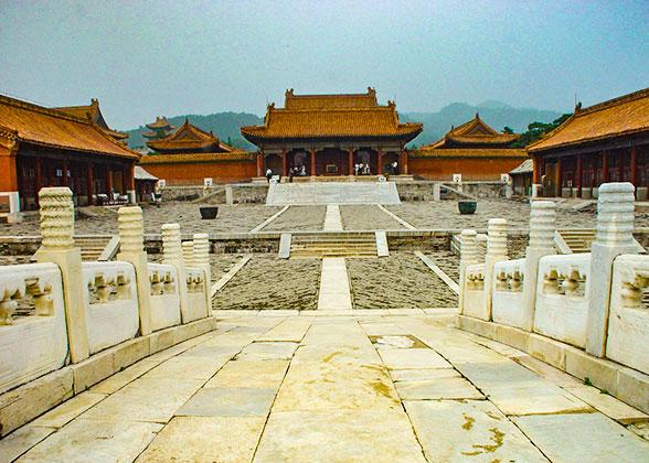 Buildings of the tomb area