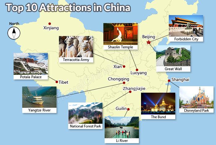 china top travel destinations
