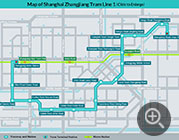 Location Map of Shanghai Bus Stations