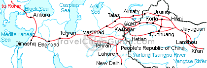 stops along the silk road