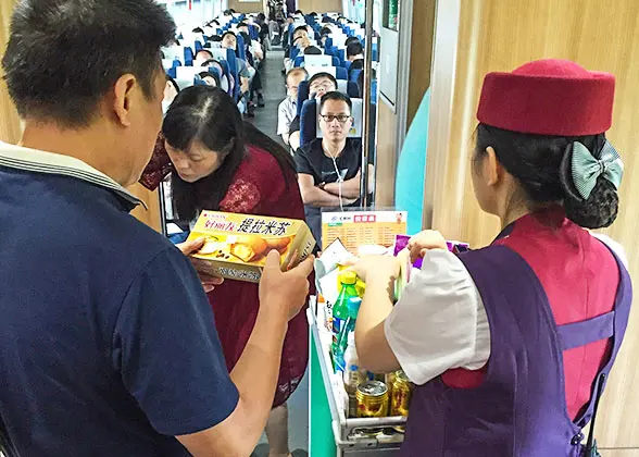 Food Trolley on Trains