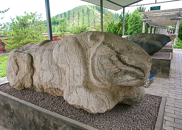 Stone Tiger in Maoling Mausoleum