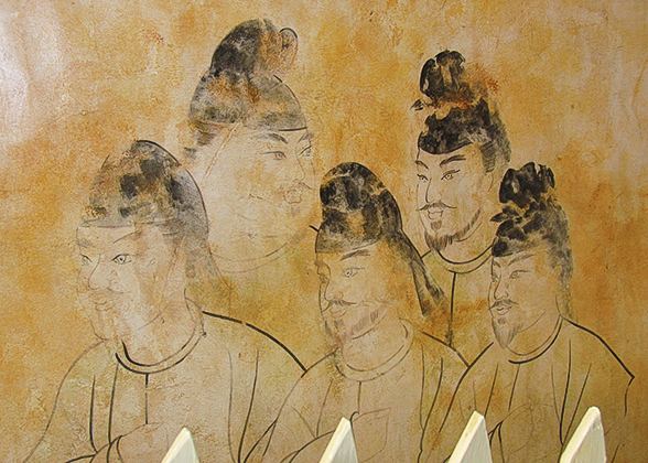 Murals in the Tomb of Princess Yongtai