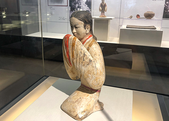 A Pottery Figure in Han Yang Ling Museum