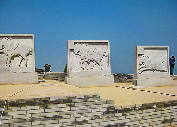 Stone Horses in Zhaoling