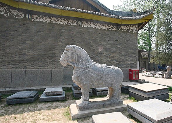 Stone Horse in Zhaoling Mausoleum