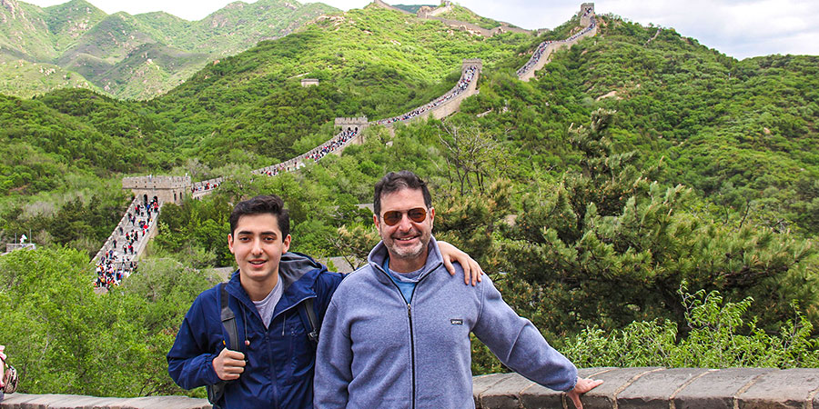 Badaling Great Wall in Spring