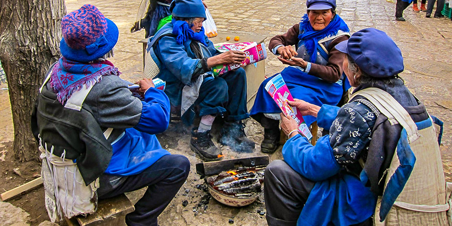 Villagers in Baisha Village