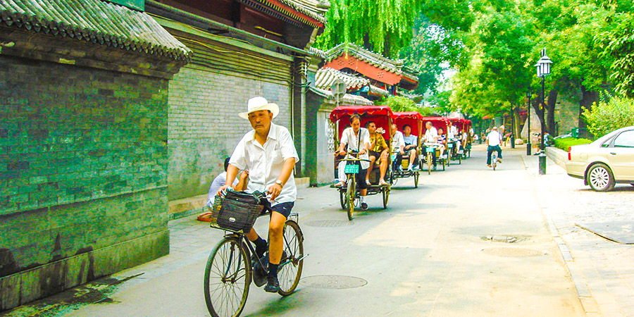 Traditional Rickshaw in Beijing