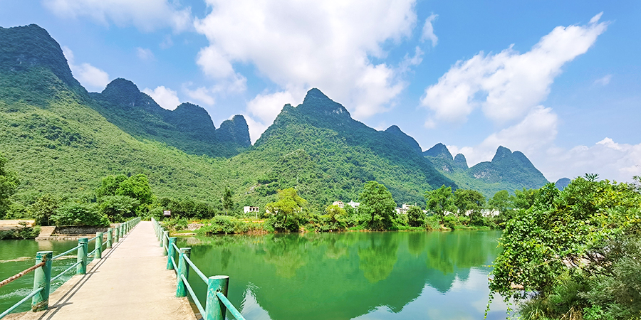 A Bridge in Yangshuo