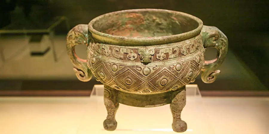 A bronze ware from the Shanghai Museum