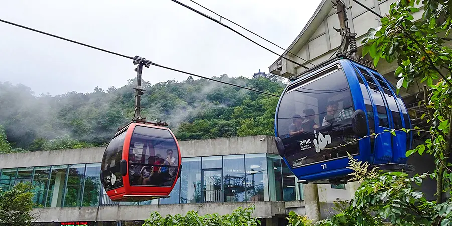 Cableway of Tianmen Mountain