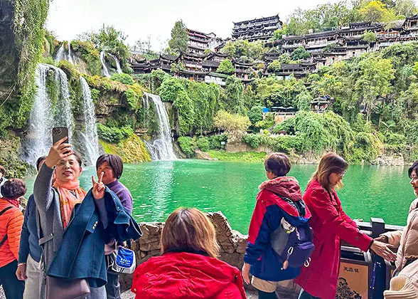 Furong Ancient Town: The Old Town Hanging on a Waterfall