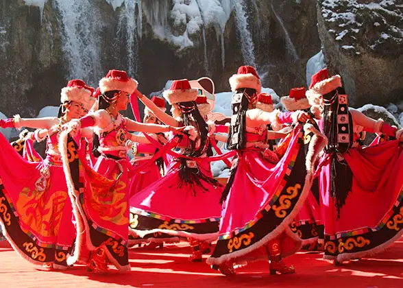 Ice Waterfall Festival of Jiuzhaigou Valley