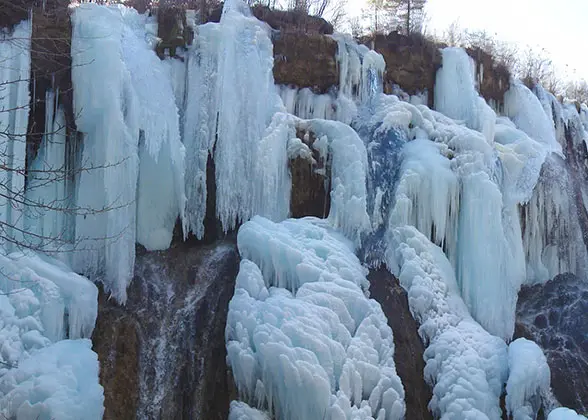 Ice Waterfall in January