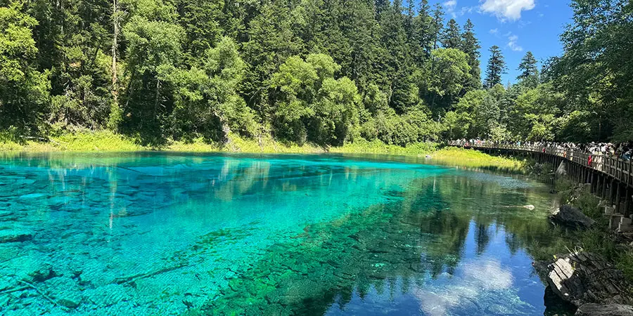 Lake of Jiuzhaigou in May