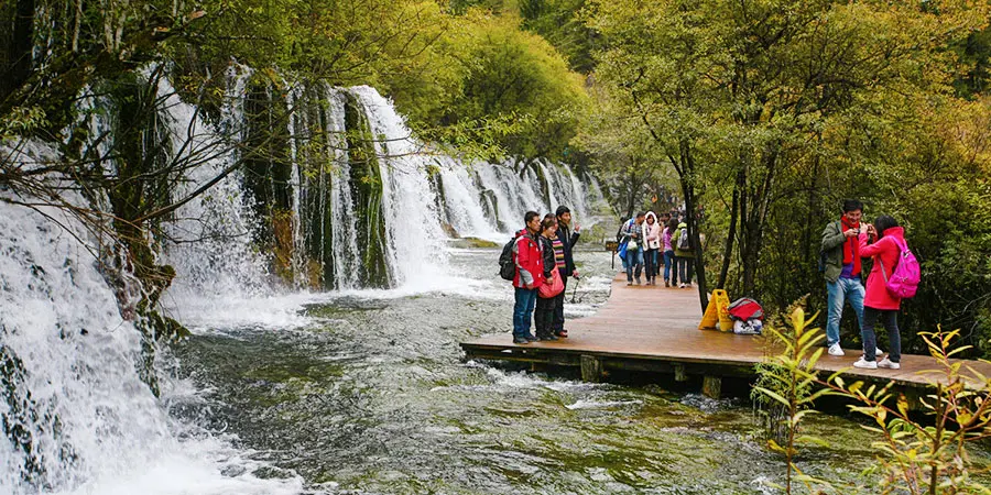 Gushing Waterfalls in September