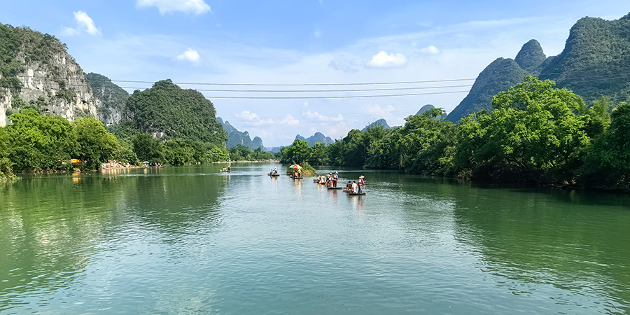 Picturesque Landscape along Li River