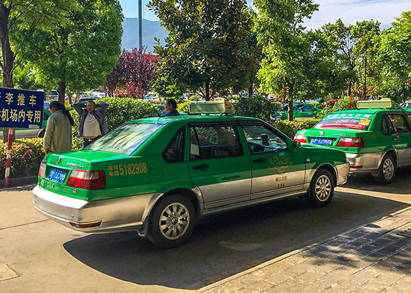 Taxi in Lijiang