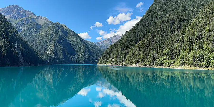 The Long Lake of Jiuzhaigou Valley