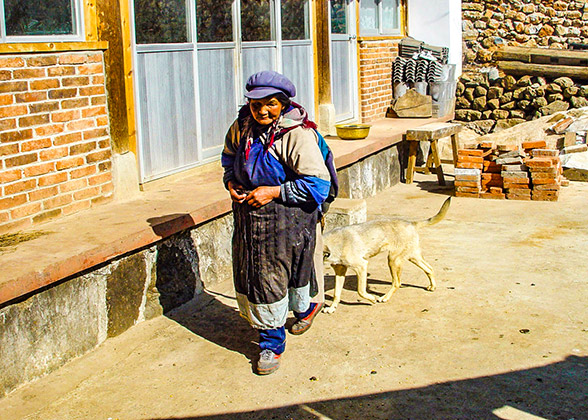 Villager in Nanmei Village