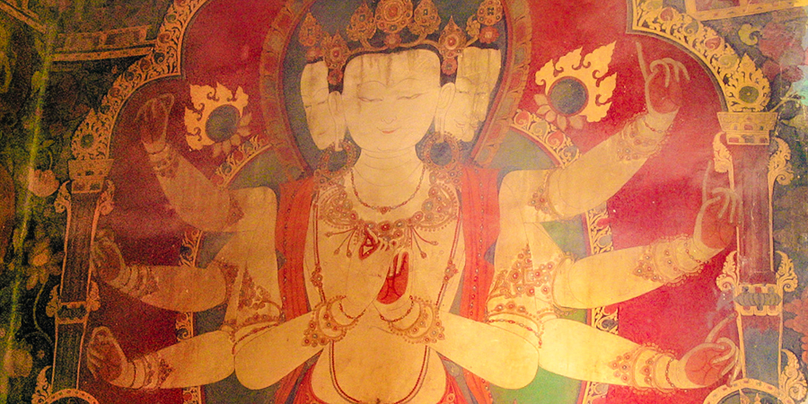 Murals in Palcho Monastery