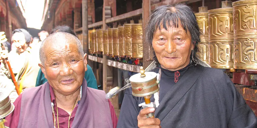 Believers of Tibetan Buddhism