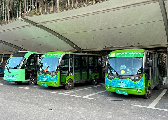 Tourist Bus of Zhangjiajie National Forest Park