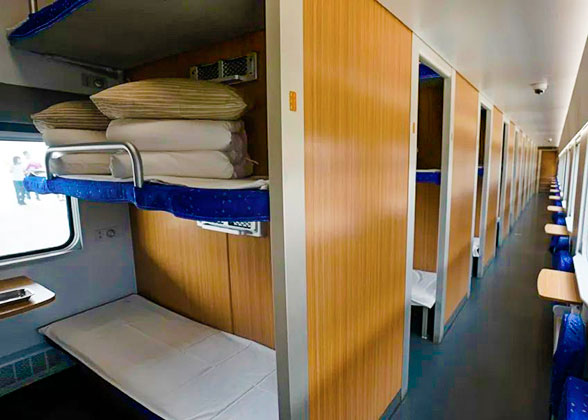 Second Class Sleeper on China High Speed Train