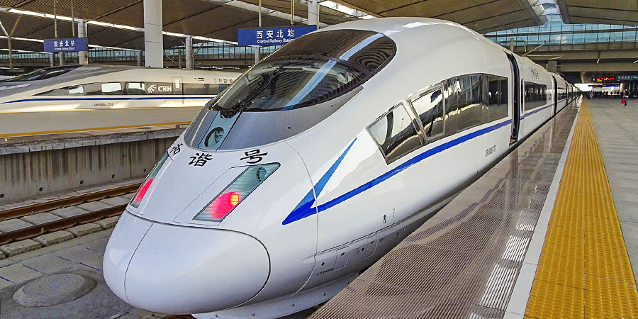 Xi'an - Shanghai High Speed Train