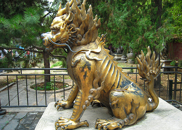 Haetae (Xiezhi) in Imperial Garden