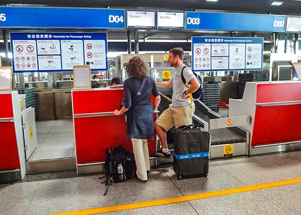 Airport Check-in Counter