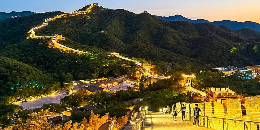 Badaling Great Wall at Night