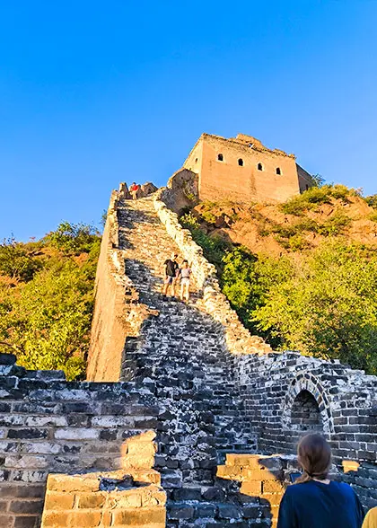 Hiking on the Gubeikou Great Wall