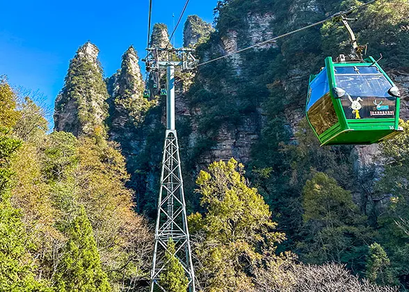 Huangshizhai Cable Car