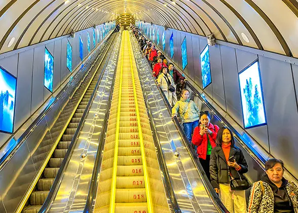 Transmountain Escalator