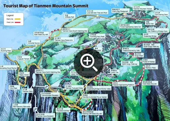 Tianmen Mountain Summit Attractions