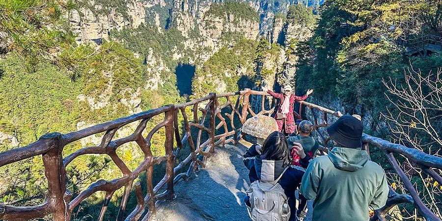 Tourists on the View Platform