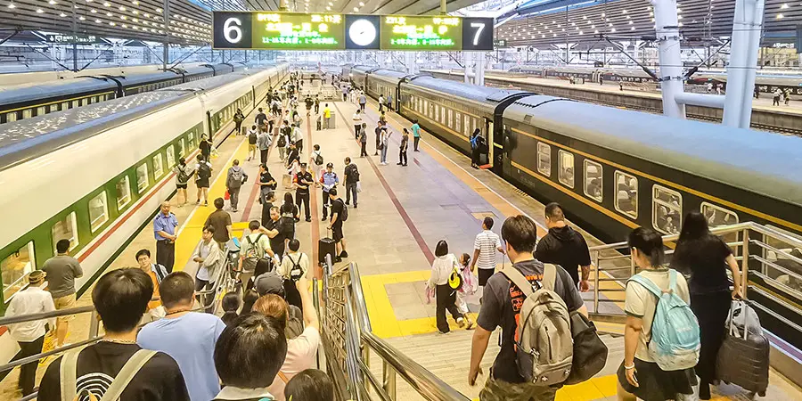 Zhangjiajie Bullet Train Platform