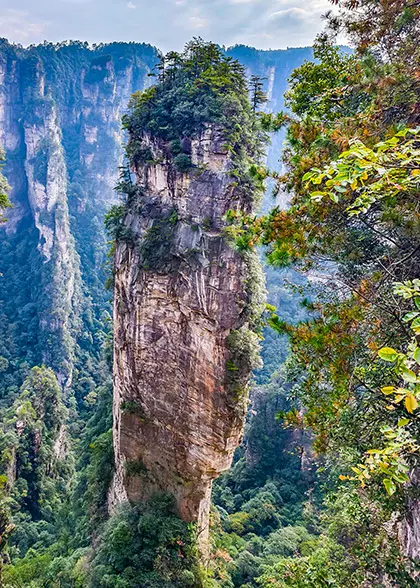 Hallelujah Mountain in Zhangjiajie