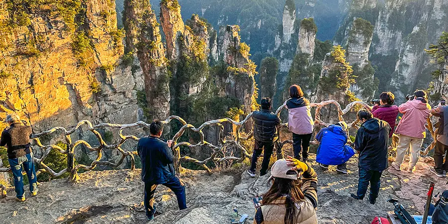 Huangshizhai Sightseeing Platform