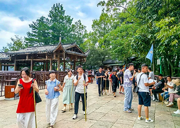 Upper Station of Bailong Elevator