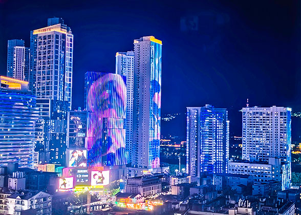 Wuhan Night View in June