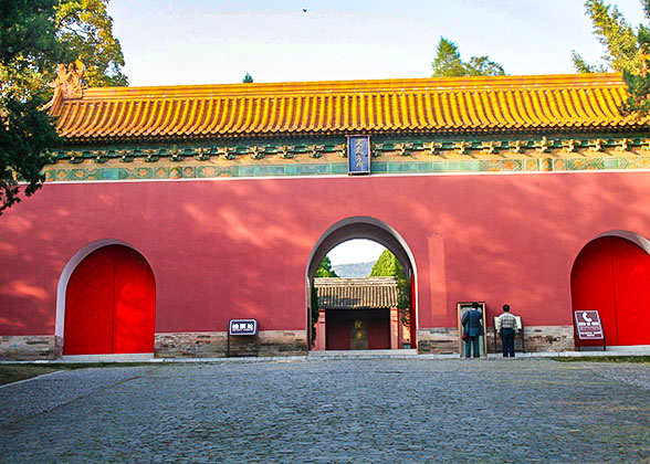 Classic Door of Xiaoling Mausoleum of Ming Dynasty