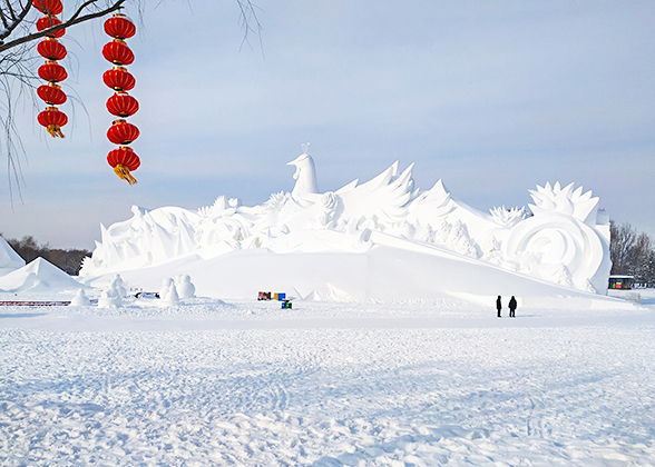 Snow Sculpture of Sun Island, Harbin